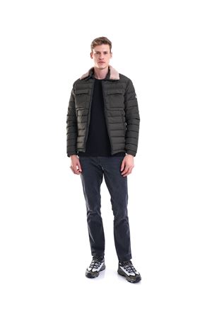 Yakası Tüylü Erkek Şişme Mont