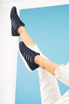Bağcıklı Fileli Lacivert Kadın Spor Ayakkabı